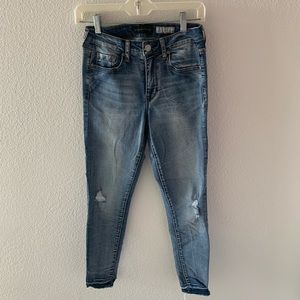 Aeropostale High Waisted Distressed Jeggings